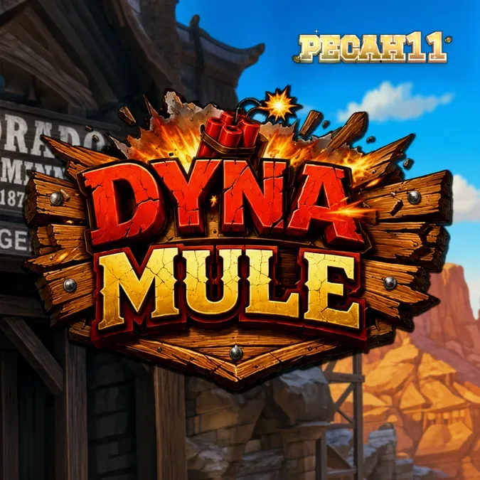 Pemandangan visual slot Dyna Mule dengan tema pertambangan yang dinamis